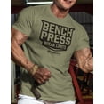 thumbnail image 2 of Gymish Bench Press Workout T-Shirt for Men – Funny Gym Shirt, Deadlift & Lifting Tee, Men's Workout Shirts, Athletic Gym Clothes, 2 of 5