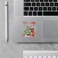 thumbnail image 2 of Merry Christmas and Happy New Year Santa Mastiff Holiday Xmas Winter 2025 Cutout Transfer Sticker Mastiffs Dog Lover Gifts Idea Transparent Decal Art Decor - 00024, 2 of 5