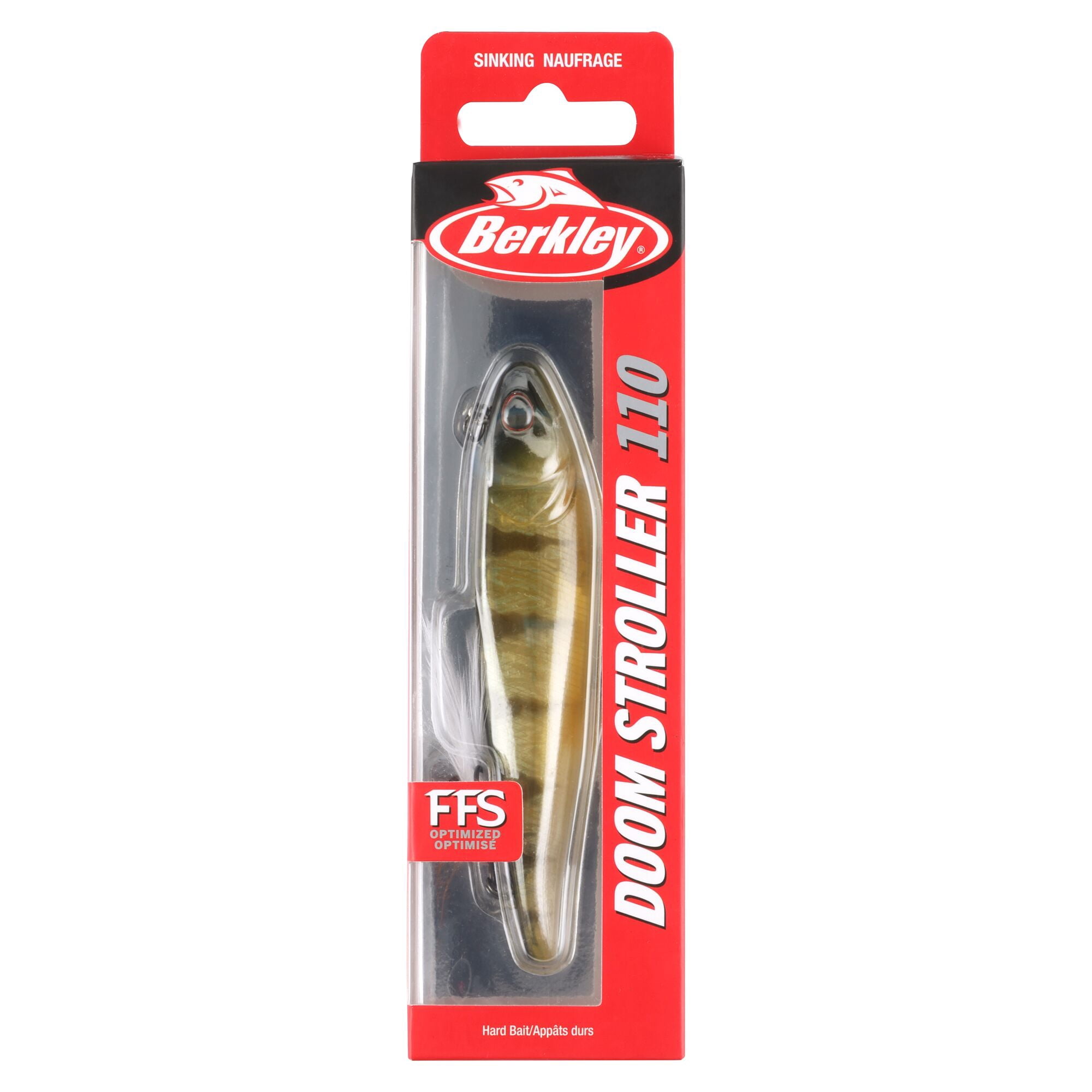 Berkley Doom Stroller Fishing Lure, 4.3 in, Perch (1-count)