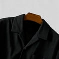 thumbnail image 6 of Men's Button Down Corduroy Shirt Jacket Casual Soild Long Sleeve Shacket Overshirts Jackets, 6 of 9