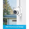 thumbnail image 3 of ZOSI 4 Pack 2.0MP HD 1080P HD-TVI Indoor Outdoor Dome Wired Home Security Surveillance CCTV Camera Kit, 3 of 8