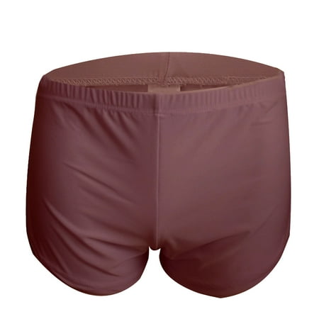 

HEVIRGO Men Boxers Mid Waist Casual Solid Color Lightweight Men Underpants for Sleeping