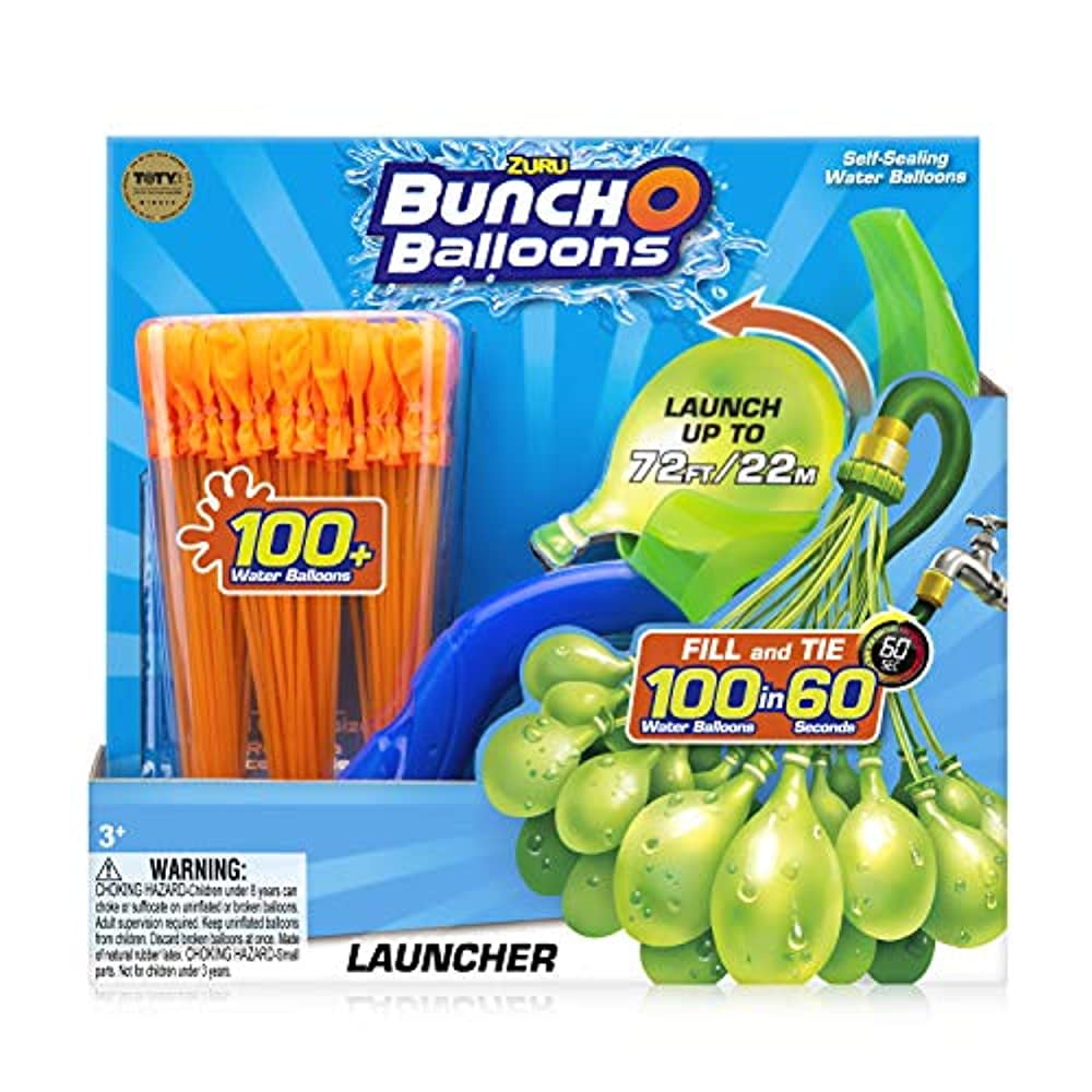 for sale online Zuru Bunch O Balloons 100 Rapid-Filling Self-Sealing Water Balloons 01218 