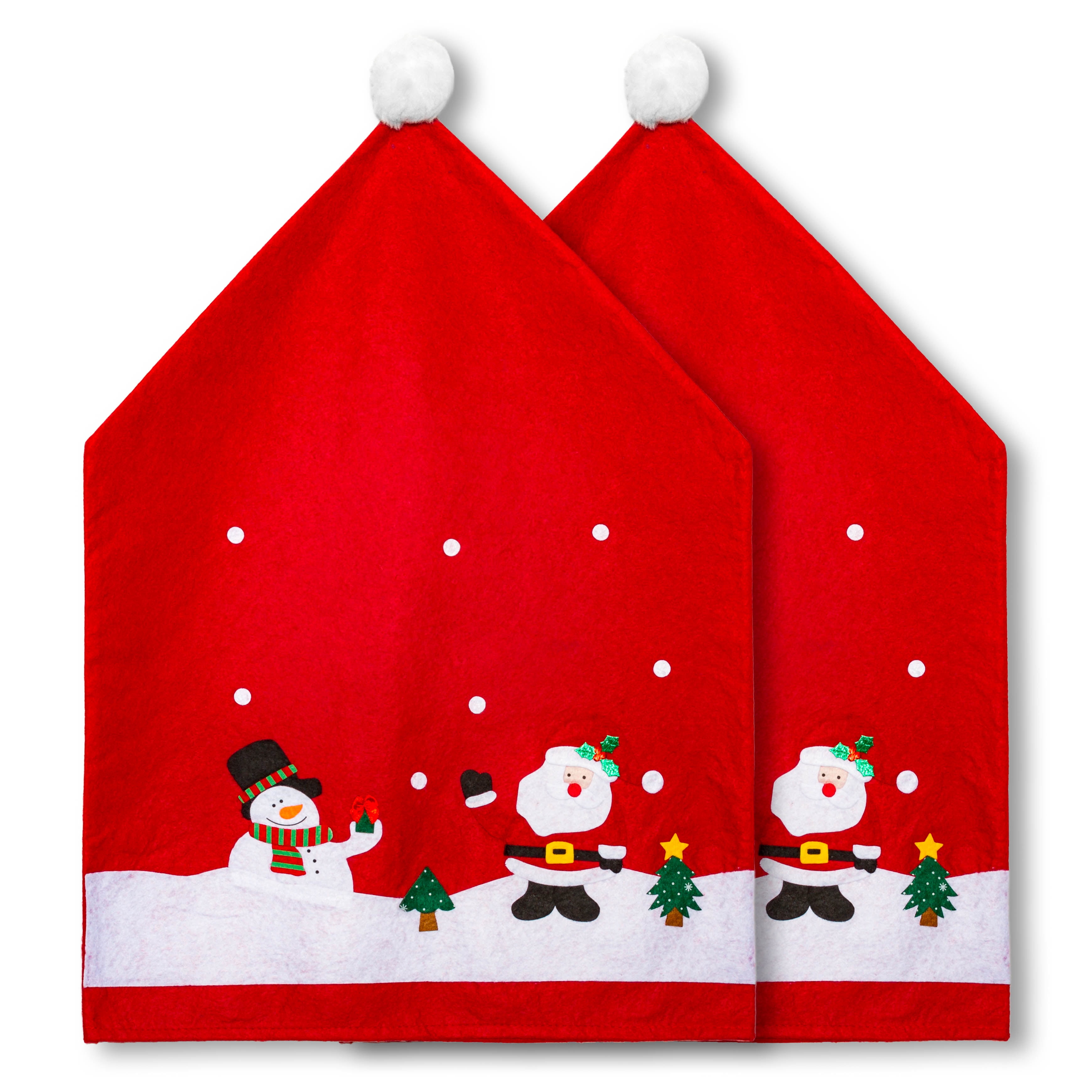 santa hat chair covers set of 2