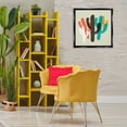 thumbnail image 3 of Stupell Industries Overlapping Cactus Pattern Botanical & Floral Painting Black Floater Framed Canvas Art Print Wall Art, 25 x 25, 3 of 10