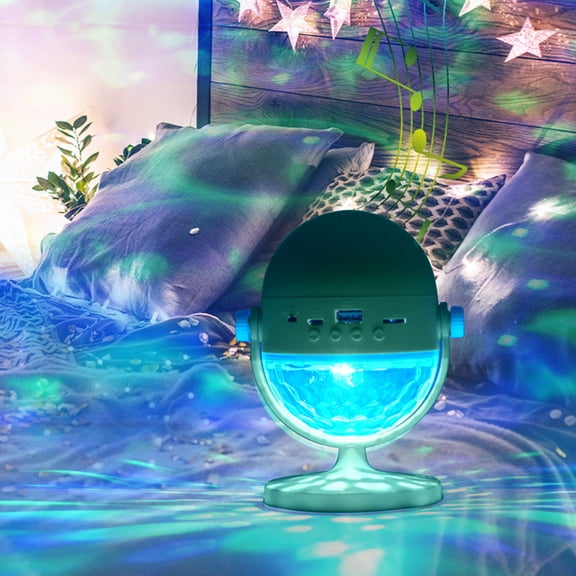 xjwjuw Bluetooth Speaker with Starry Projection Light, Portable 360° Rotation and Colorful Lighting, Wireless Speaker for Bedroom, Party, Outdoor Camping and Stage Sound System