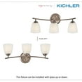 thumbnail image 3 of Kichler Lighting - Granby - 4 light Bath Bar - with Transitional inspirations -, 3 of 4