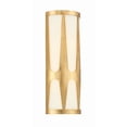 thumbnail image 5 of Crystorama Royston 2 Light Black Wall Mount - 6.75'' W x 17.75'' H x 3.375'' D, 5 of 10