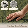 thumbnail image 6 of ODIKA 3'x5' Washable Throw Rug Stain Resistant, Low Profile, Non-Slip Botanical Aesthetic With Vintage Scrollwork Accents Snake Tropical Refined for Entryway, Kitchen, Mudroom, 6 of 7