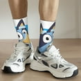 thumbnail image 6 of Silaia Bluey Print Adult Socks, Athletic Socks, Mens and Womens Crew Cushion Socks,Work Athletic Running Socks,Casual Breathable Socks, 6 of 6