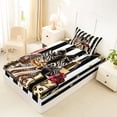 thumbnail image 4 of Erosebridal Fashion Women Gifts Twin Sheet Sets For Adults,Chic Cheetah Print High Heels Bedding 3 Pieces, 4 of 6