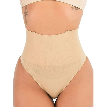 MISS MOLY Women Waist Cincher Girdle Tummy Control Thong Panties Panty Slimmer Body Shaper