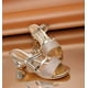 thumbnail image 5 of Sandalias Mujer Tacones Dorados Calzado Mujer Plataforma, 5 of 8