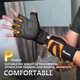 thumbnail image 4 of Guantes de entrenamiento ihuan ventilados para levantamiento de pesas con muñequera, 4 of 6