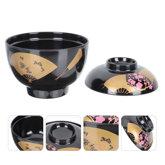 GAXIRE Japanese Style Rice Bowl Set with Non- Bottom, Ceramic Bowls for Home and Kitchen Use