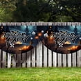 thumbnail image 4 of 2PCS Halloween Bunting Halloween Flag Halloween Banners for Outside Halloween Flags Bunting Flags Outdoor Halloween Fan Flags Banners Halloween Courtyard Fence Wall Hangings Indoor Outdoor Decoration, 4 of 7