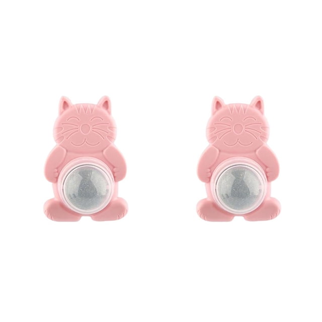 Greeniant Juguete duradero Artificial para gatos, Molar realista, ligero, juguete para masticar, limpieza de dentición, hueso, suministros Rosa 2piezas
