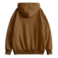 thumbnail image 5 of LTTVQM Mens Hoodies Zip Up Lightweight Long Sleeve Solid Color Casual Loose Hooded Sweatshirts Pullover Sports Jacket with Pockets Coffee 3XL, 5 of 7