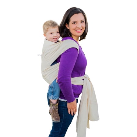 Suse's Kinder Mei Tai Adjustable Support Baby Carrier for Newborns to Toddlers, White
