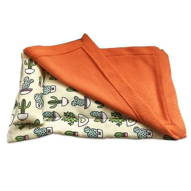 Saco de dormir para reptiles, juego de saco de dormir para mascotas con almohada y manta, hábitat de escondite con suave y cálido para lagarto gecko leopardo dragón barbudo (