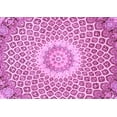 thumbnail image 1 of Ahgly Company Indoor Rectangle Medallion Purple Traditional Area Rugs, 2' x 4', 1 of 4