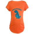 thumbnail image 1 of CafePress - Pregosaurus Maternity T Shirt - Maternity Dark T-Shirt, 1 of 1