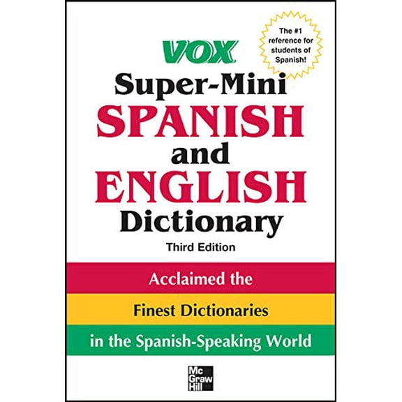 Pre-Owned Vox Super-Mini Spanish and English Dictionary (Paperback) 0071788662 9780071788663