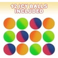 thumbnail image 6 of ArtCreativity Icy Bouncy Balls for Kids – 12-Pack Party Favors & Birthday Party Supplies for Boys and Girls – Fun Bouncy Balls for Ages 3+, 6 of 6