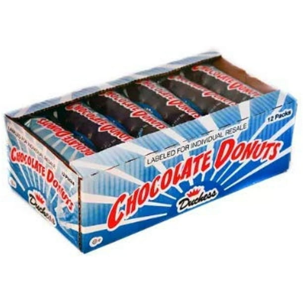 Duchess Chocolate Donuts 3 oz. packs, 12 ct. A1