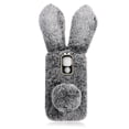 thumbnail image 1 of MasteelfCA Furry Phone Shell Bunny Ear Plush Cellphone Case Compatible with Moto G9 Play, 1 of 5