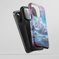 thumbnail image 5 of Snow Mountains For All iPhone Series Tough Phone Case Fantasy Landscape Celestial Blue Orange, 5 of 7