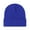 Royal Blue, variant on Waroomhouse Winter Unisex Knitted Hat Stretchy Folded Brim Thickened Solid Color Ear Protection Warm Daily Wear Cap Outdoor Skiing Skating Headwear