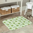 thumbnail image 7 of Pofeuu Green Avocado Print Flannel Doormats Rug16"x24"Rug Washable Doormats Indoor Outdoor Rugs for Layered Front Door Mats, Porch, Kitchen, Entryway, 7 of 7