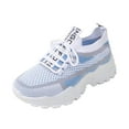 thumbnail image 3 of Women's Breathable Comfortable Sneakers Lightweight Casual Walking Shoes for Everyday Wear with Elastic Closure (White,38), 3 of 8