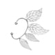 thumbnail image 5 of Qarigey Clip de oreja para niñas, pendiente para novia, boda, novia, fecha, banquete, pendiente, joyería, regalo personalizado, plata izquierda Type1 NO1 Qarigey CBP227486, 5 of 6