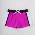 thumbnail image 7 of Sholeno Girls 2 Piece Bathing Suit Racer Back Swimsuit with Boyshorts Athletic Swimwear Rash Guard Rose Red 12, 7 of 7