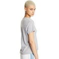 thumbnail image 3 of Hanes Perfect-T Women's V-Neck Cotton T-Shirt, Value 2-Pack Light Steel L, 3 of 5