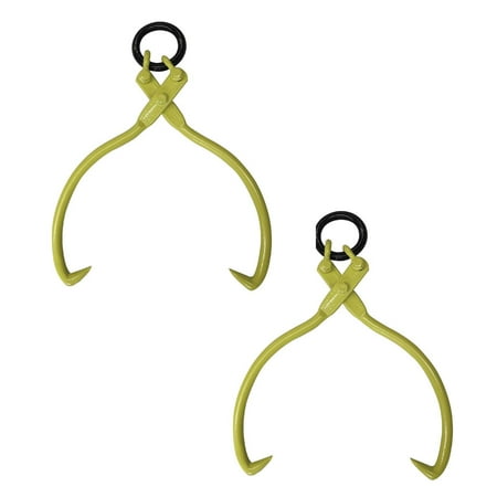 

Timber Tuff TMW-14 16 Inch Forestry Logging Lifting Skidding Tongs (2 Pack)