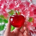 thumbnail image 3 of 2.4" Red Apple Slow Rise Malt Squishy, Sugar Ball Stress Relief Squeeze Toy, Soft Sensory Fidget Ball for Adults Kids, Ideal for Party Favors Classroom Prizes Goodie Bag Fillers ADHD Support, 3 of 6