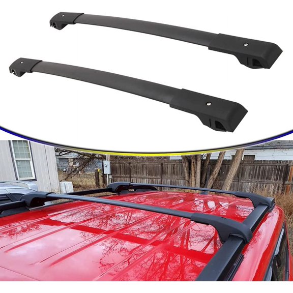 NIXFACE Roof Rack Cross Bars for Jeep Renegade 2015-2021 Adjustable Crossbar Luggage Rack Cargo Carrier(2Pcs)