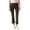 Coffee, variant on Women's Capri Yoga Pants High Rise Cropped Dress Pant for Travel, Lounge Office Business Casual