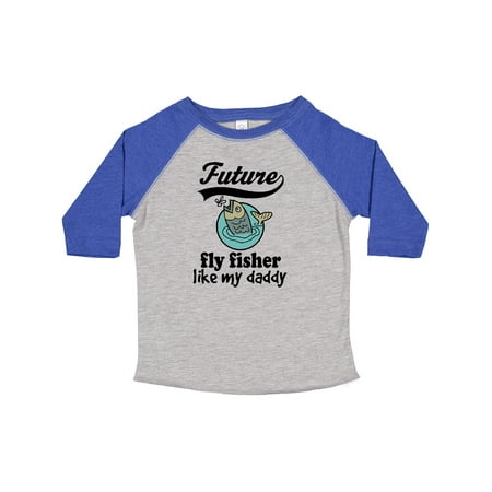 

Inktastic Future Fly Fisher Like My Daddy Gift Toddler Boy or Toddler Girl T-Shirt