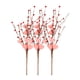 thumbnail image 2 of 3 piezas de palitos de bayas artificiales en forma de corazón, palitos florales artificiales, flores corazon rosa, 2 of 9