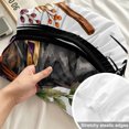 thumbnail image 4 of Twin Sze Fitted Sheet Set - Halloween 2 Piece Bedding Sets 16" Deep Pocket Fitted Sheet with 1 Pillowcase, Fall Pumpkins Ghost Bats Witch Hat Plants Rustic Brushed Microfiber Hotel Luxury Bed Sheets, 4 of 9