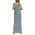 thumbnail image 5 of xiaxaixu Femmes une Épaule Débardeur Robe Couleur Unie Sans Manches Split Parti Robe pour Cocktail Beach Club Été Streetwear, 5 of 5