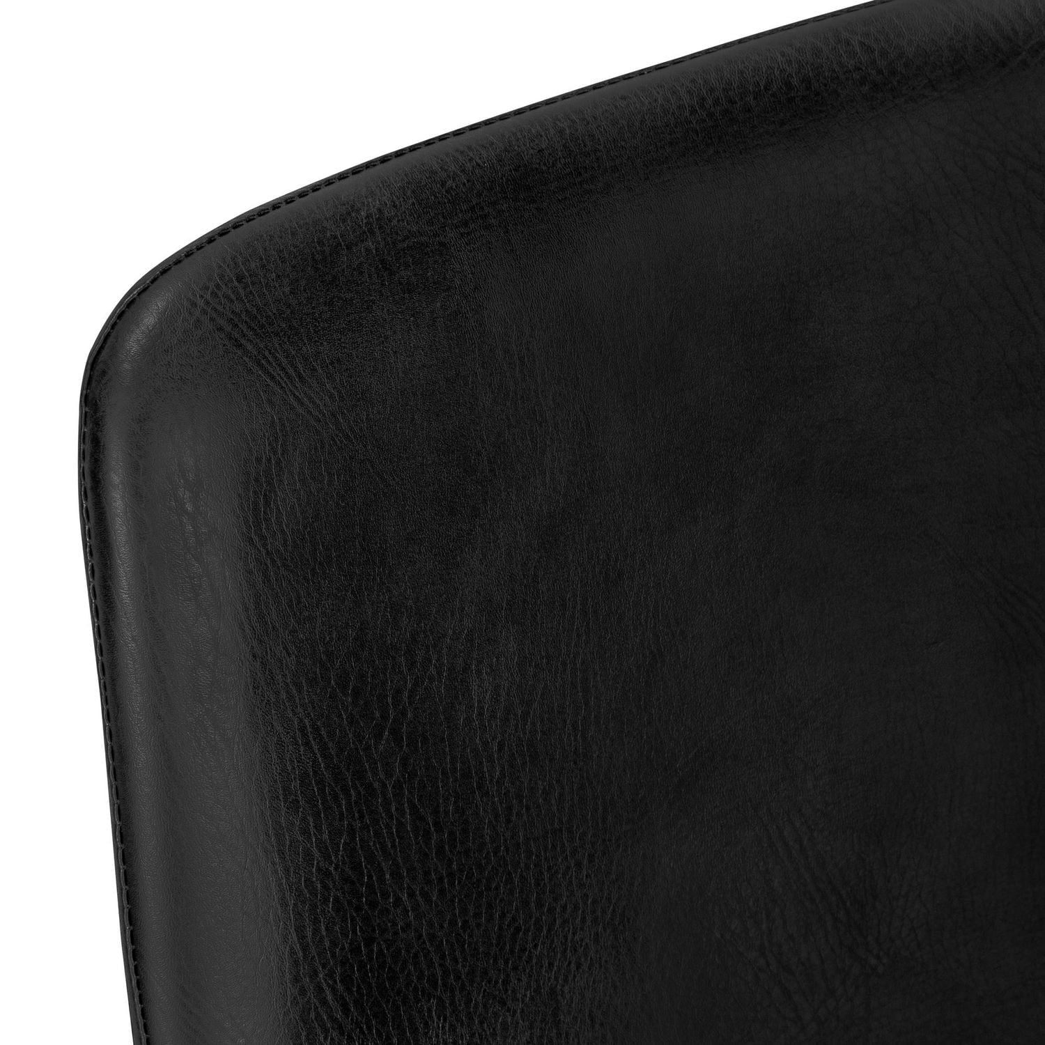 Monarch Specialties Office Chair, Bar Height, Standing, Computer Desk, Work, Pu Leather Look, Metal, Black, Contemporary, Modern
