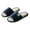 Dark Blue, variant on Lovskoo 2024 Men's and Women's Open Toe Slippers Couple's Shoes Flat Home Linen Slippers Indoor Non-Slip Four Seasons Can Wear Floor Mute Lightweight Cotton Slippers Dark Blue