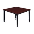 thumbnail image 3 of Regency Kee 30 in.Square Height Adjustable Classroom Activity Table- Mahogany, 3 of 5