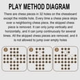 thumbnail image 4 of Summer Rollbacks锛丆rayolaes Single Chess Independent Diamond Chess Puzzle Board Game Intelligence Development Single Chess Single Table Game Children's Game,Toy, 4 of 9