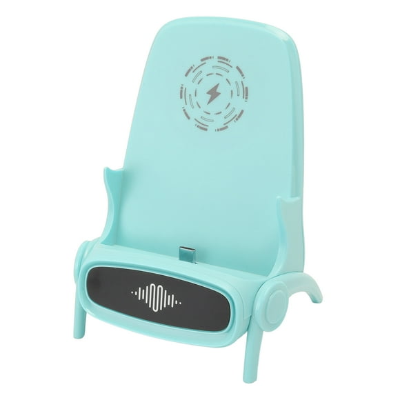 Soporte para Teléfono Celular Para Silla, Soporte para Teléfono Móvil 3 en 1, Cargador Rápido Inalámbrico con Altavoz, Soporte de Carga Inalámbrico para Teléfono,